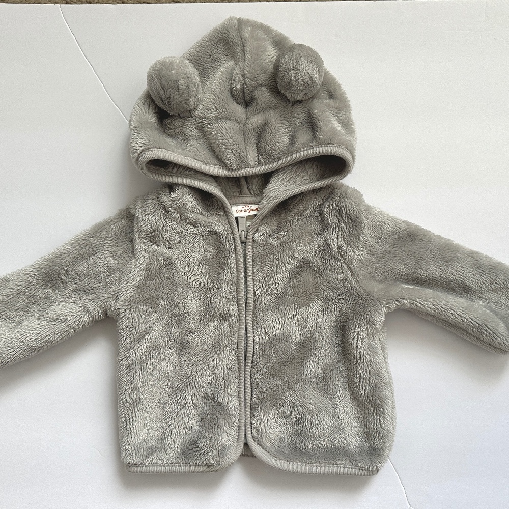 NWOT Cat & Jack Baby Fleece Coat 3-6M